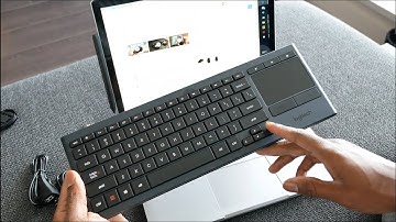 Logitech K830 Keyboard First Hour Setup + Review vs. Microsoft Keyboard!