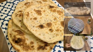 خبز التنور بالفرن وطريقة عمل مخدة خبز التنور | وصفات رمضانية  | Oven Baked Traditional Tannour Bread