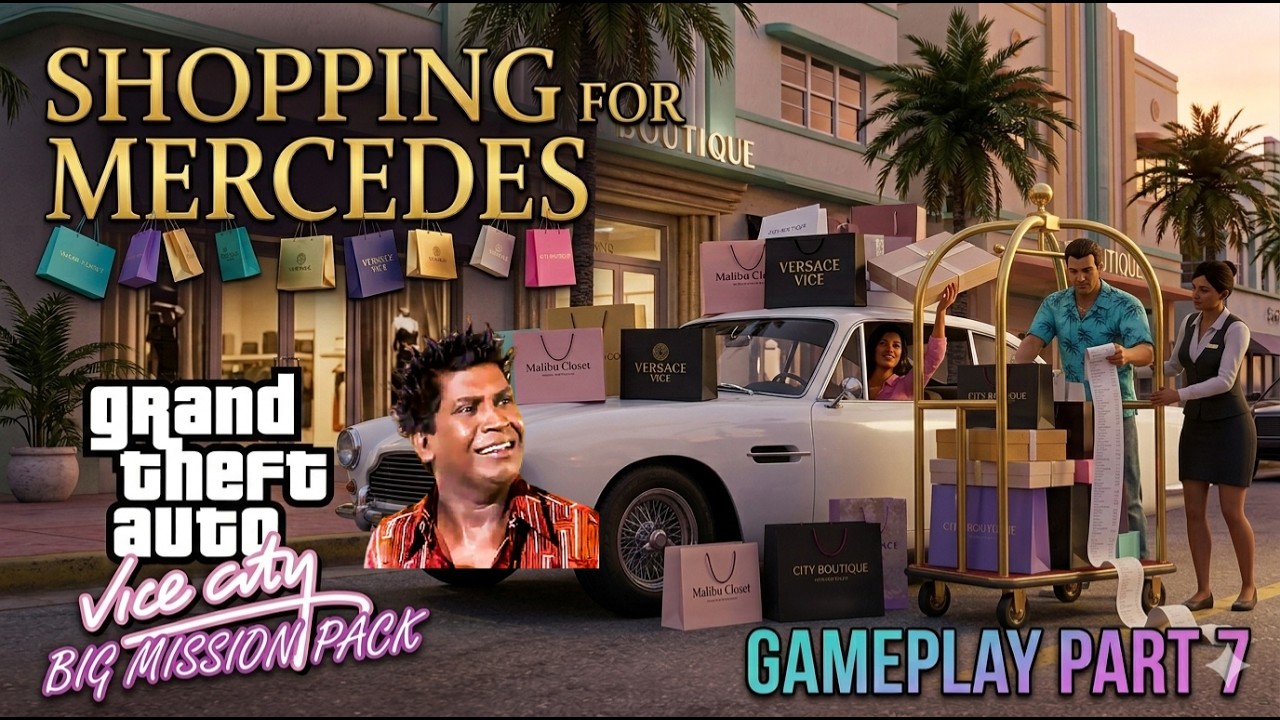 🚗🔥 GTA VICE CITY 2 BMP || PART 7 | TAMIL | TOMMY GOES SHOPPING FOR MERCEDES 😱💎