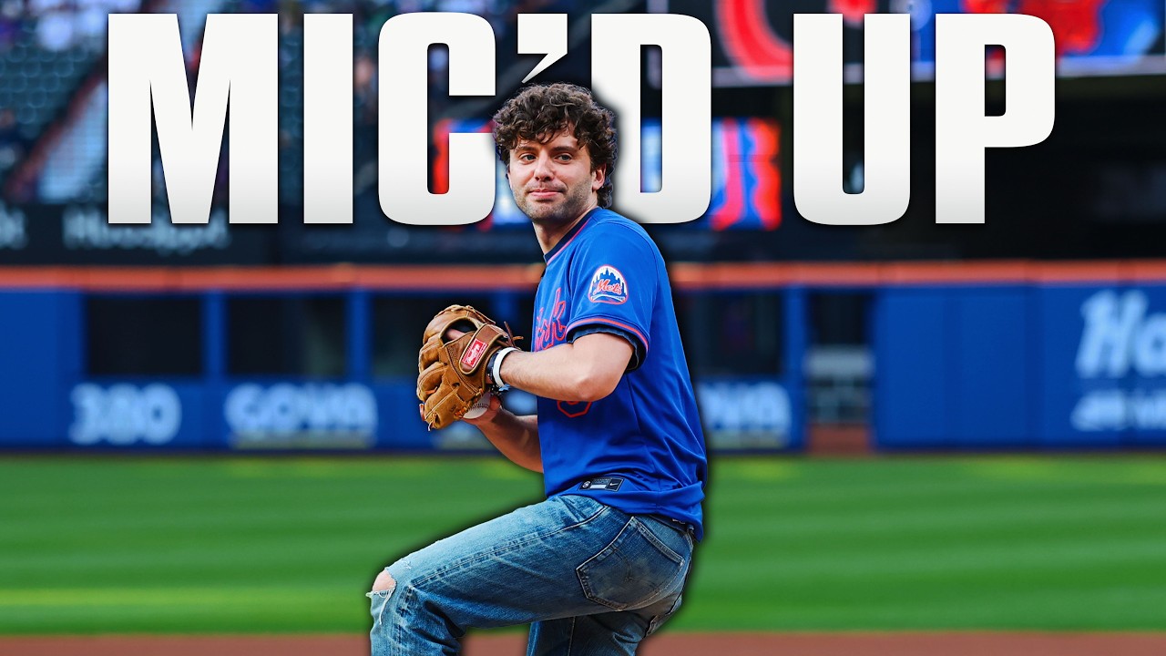 Mark Ambor Gets Mic'd Up for His First Pitch at Citi Field! | Behind the Scenes