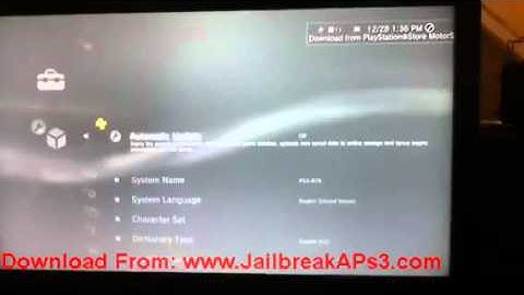 PS3 Jailbreak 4.00 Download [USB]