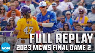 Florida vs. LSU: 2023 Men's College World Series Final Game 2 | FULL REPLAY