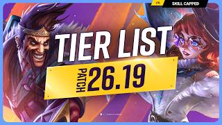 Details NEW TIER LIST for PATCH 26.19 - League of Legends Guide