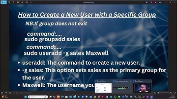 How to Create a New User with a Specific Group (B) | Linux Administrator | System Engineering
