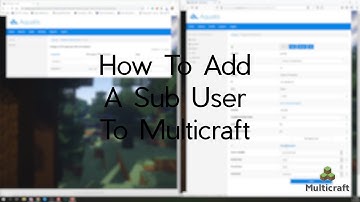 How To Add a Sub User to Control Your Server Via Multicraft | 2020 Guide