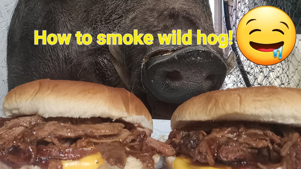 How to smoke wild hog! YouTube