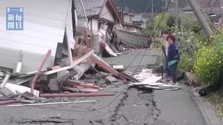 熊本地震：懸命の救出作業が続く南阿蘇村