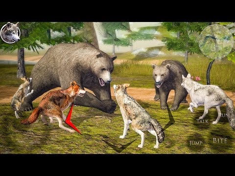 Ultimate Wolf Simulator 2 (by Gluten Free Games LLC) Android Gameplay