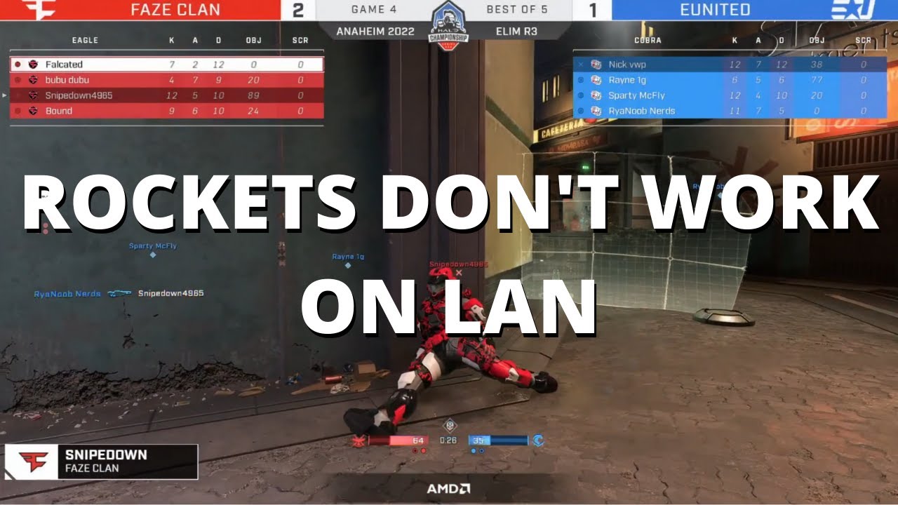 HCS LAN has the exact same issues as Halo Infinite Online Matchmaking r/ halo