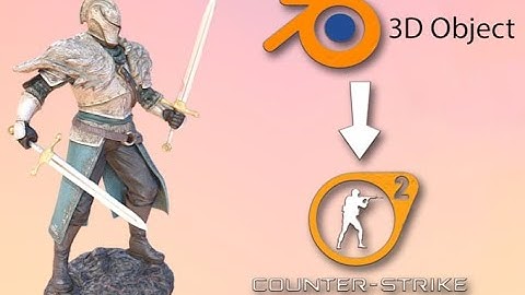 Blender models to Counter Strike 2 Hammer or any Source 2 game, conversion tutorial, full guide