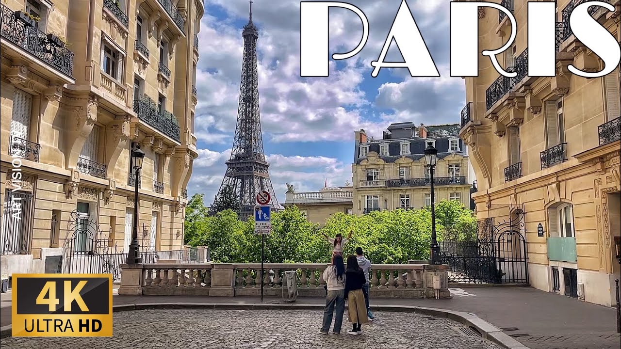 [🇫🇷Paris France 4K 60FPS HDR Walking Tour] Paris 16éme Arrondissement(Eiffel Tower) 18/March/2025