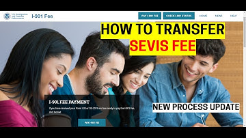 HOW TO TRANSFER SEVIS FEE FROM ONE UNIVERSITY TO ANOTHER | This video covers the new process in 2024