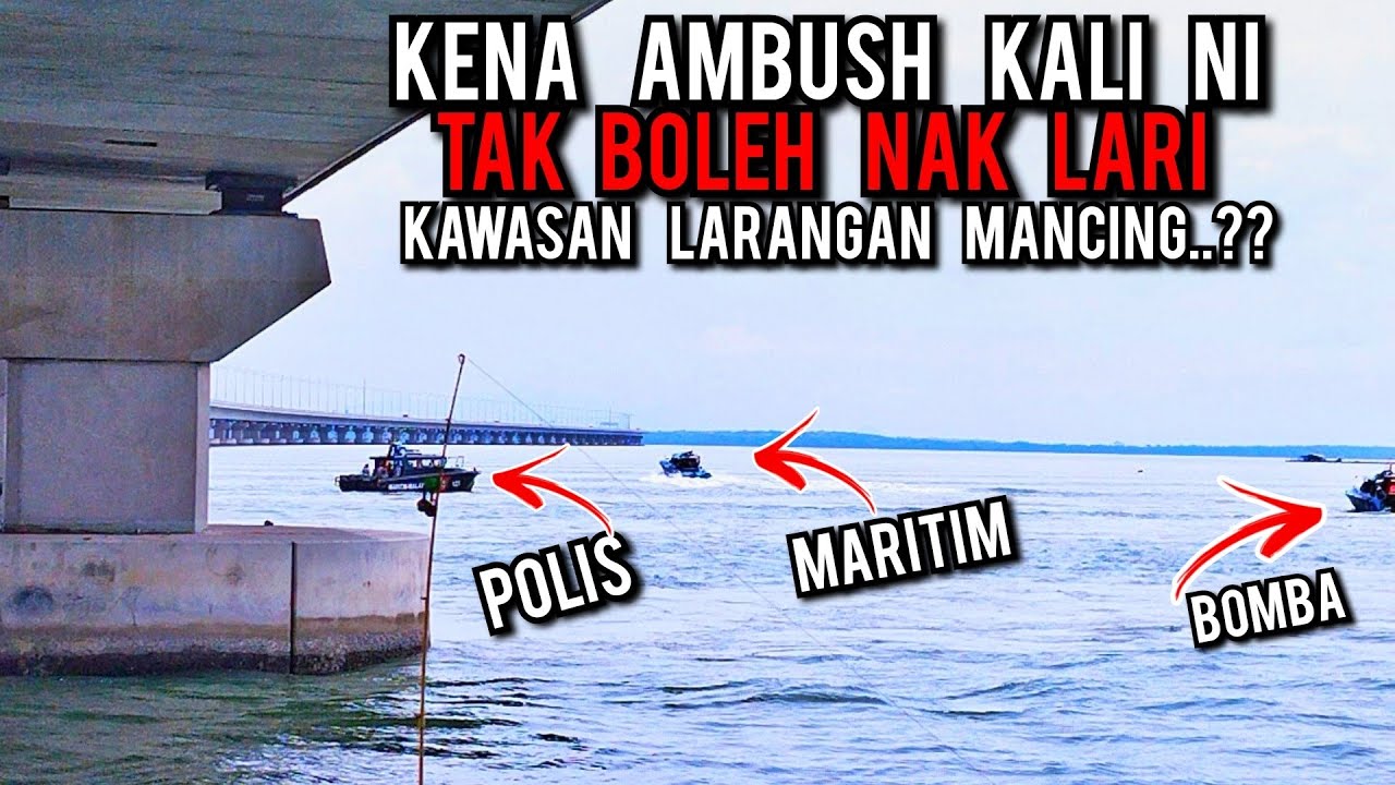 OPERASI  AMBUSH PEMANCING DI BAWAH JAMBATAN?? | KENA SAMAN KE??