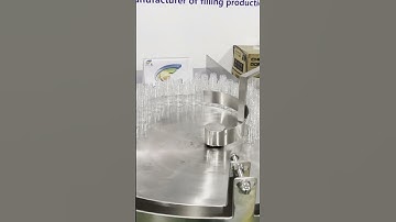 Automatic bottle feeding turntable machine