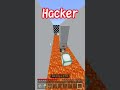 Noob VS Hackerでアスレチック勝負2【ゆっくり実況】【マイクラ】#shorts