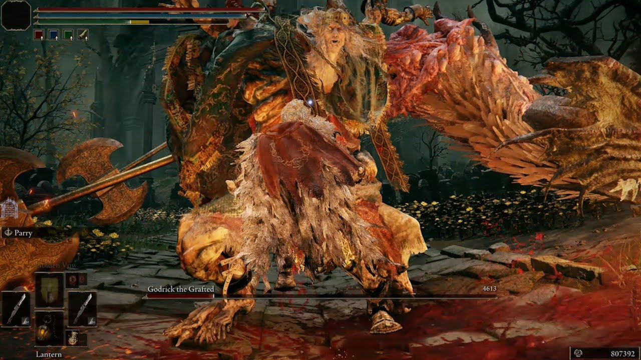 ELDEN RING™:  | Godrick The Grafted | Curved Sword Parry | No Damage Boss Fight
