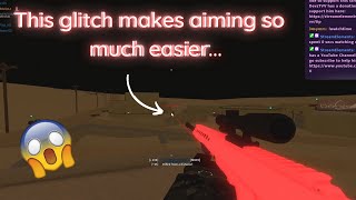 This Phantom Forces glitch makes aiming so much easier...