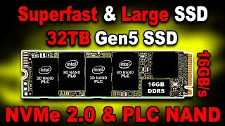 🔥NVMe 2.0 & PLC NAND Flash Memory Explained🔥Superfast 32TB Gen5 M.2 NVMe 2.0 @KshitijKumar1990 YouTube