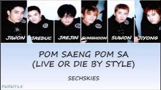 PomSaengPomSa (사나이 가는 길 [폼생폼사]) - Sechs Kies(젝스키스) || HAN/ROM/ENG || Color Coded Lyrics
