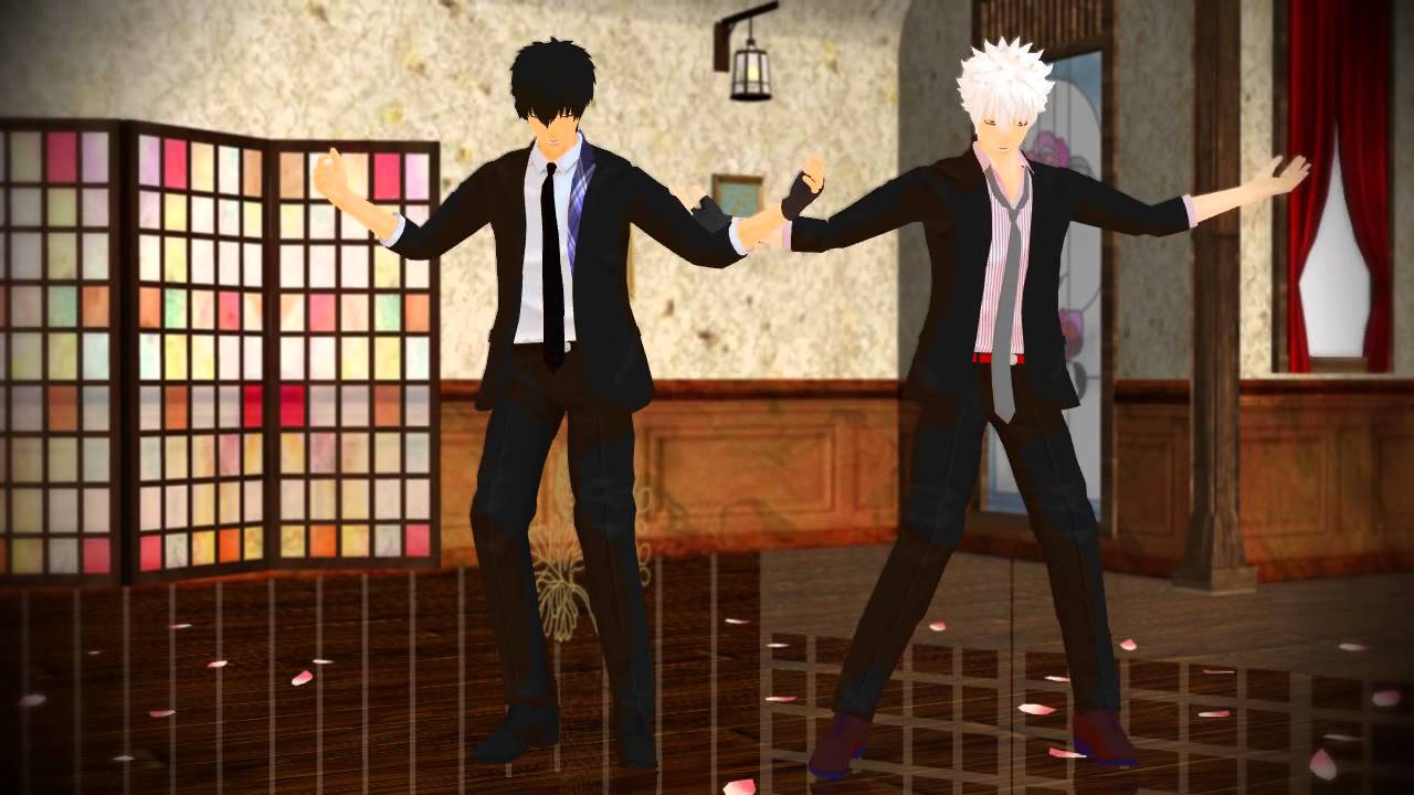【ＭＭＤ銀魂】 銀さんと土方さんでロゼッタ