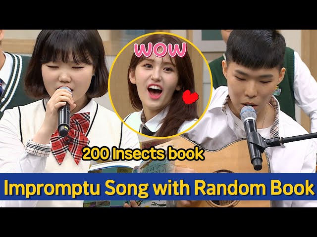 AKMU Can Make a Impromptu Song with Random Book! AKMU is Real Artist of Arists! 😮👍 class=