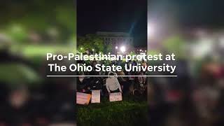 Ohio State University protests: Police, pro-Palestinian protesters clash at OSU encampment site by TheColumbusDispatch 1,388 views 2 weeks ago 2 minutes, 31 seconds