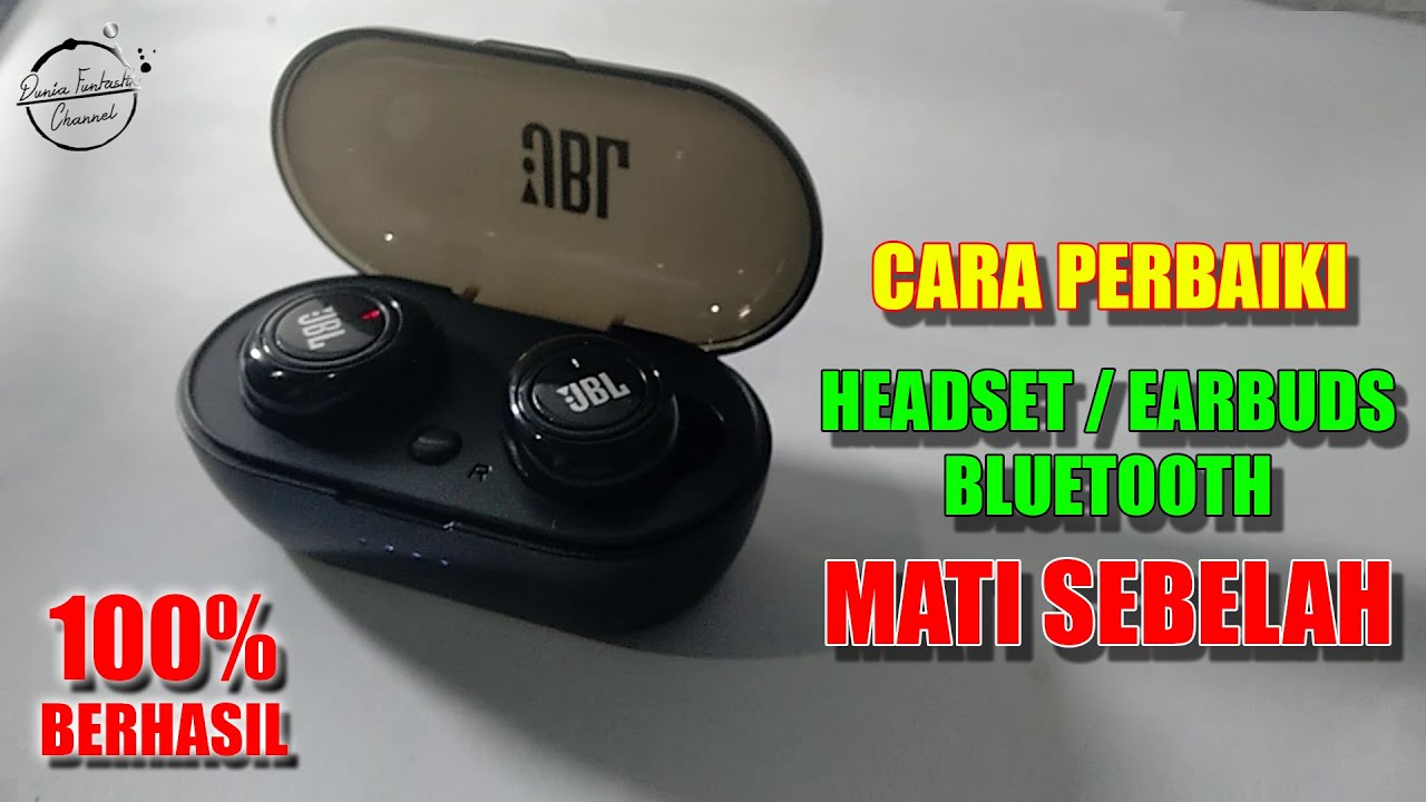 Cara Perbaiki Earbuds Bluetooth Mati Sebelah | TWS Dijamin Hidup 