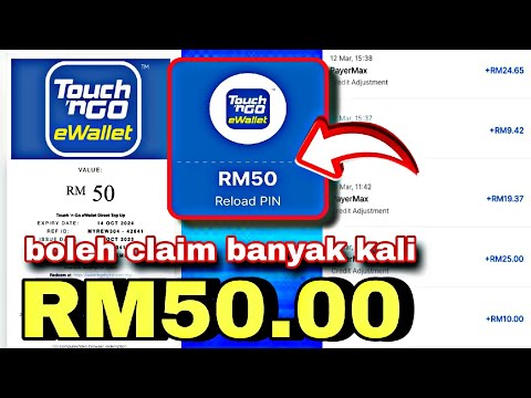 cara dapat RM50 touch n go ewallet secara percuma terbaru 2024 !!