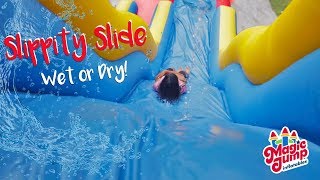 19' Slippity Slide | Inflatable Wet or Dry Slide | Magic Jump, Inc.