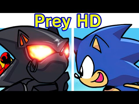 FNF: Sonic.EXE Prey But in HD FNF mod jogo online