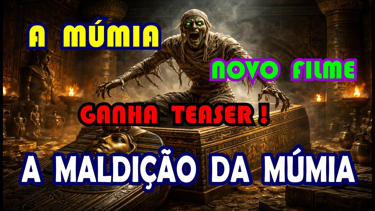 A MALDIÇÃO DA MÚMIA | NOVO REBOOT DA FRANQUIA DO MONSTRO EGÍPCIO GANHA PRIMEIRO TEASER DE TERROR!
