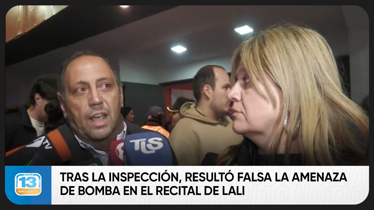 Tras la inspección, resultó falsa la amenaza de bomba en el recital de ...