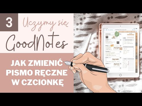 Wideo: Czy mogę zmienić pismo odręczne na czcionkę?