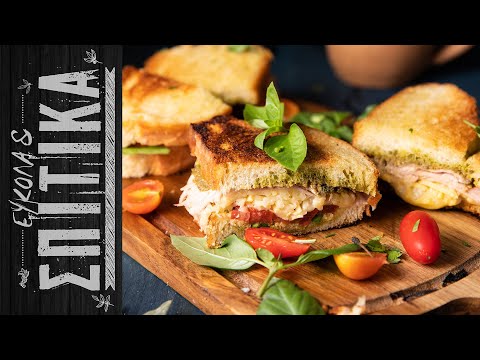 Βίντεο: Τραγανό σάντουιτς με βάφλα τυριών