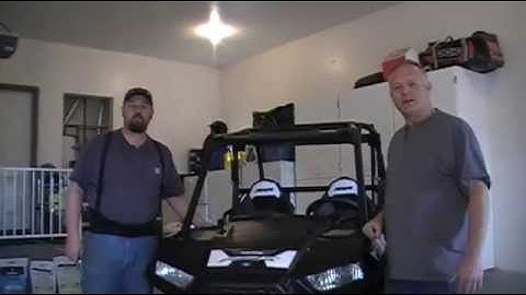 Step by step install of Ryfab windshield on a 2015 Polaris 900 Trail