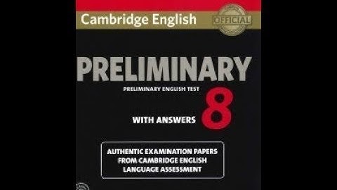 Listening B1 | Preliminary English Test 8| Test 2 | Part 4