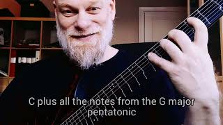 Morsel of Wisdom #22: ALL major pentatonic scales over ONE bass note
