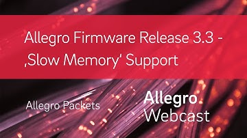 [EN] Allegro Firmware Release 3.3 - 
