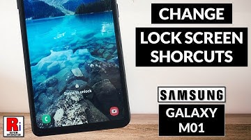 How to Change Lock Screen App Shortcuts on Samsung Galaxy M01
