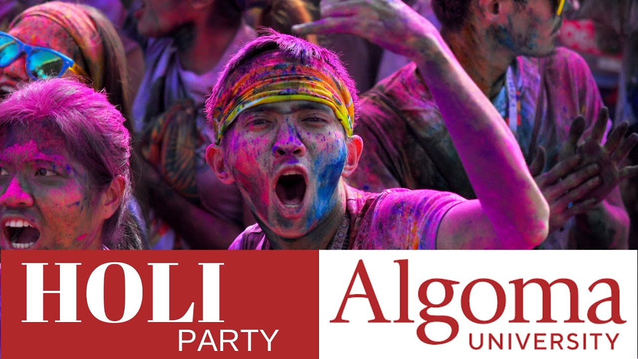 Holi Celebration Algoma university Brampton Campus Project Management