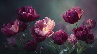 Dark Theme Flower Wallpaper [No Sounds], Aesthetic Dark Wallpaper screenshot 2