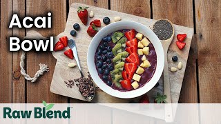 How to make an Acai Bowl in a Vitamix VitaPrep 3 Commercial Blender | Recipe Video