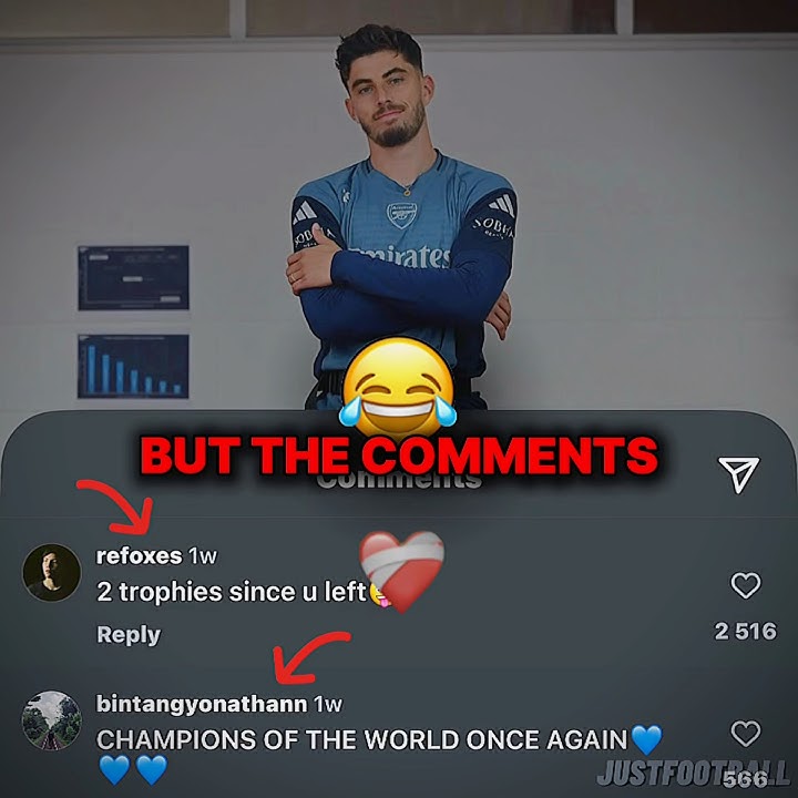 Chelsea Fans Trolling Havertz on IG🤣