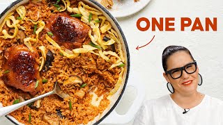 One Pan Korean Chicken Rice  | Marion's Kitchen