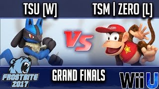 Frostbite 2017 GRAND FINALS - tsu [W] (Lucario) vs TSM | ZeRo [L] (Diddy Kong)