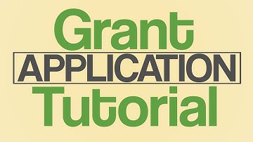 Grant Application Tutorial