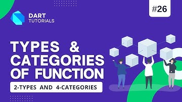 Types & Categories of Functions | Dart Tutorials #26