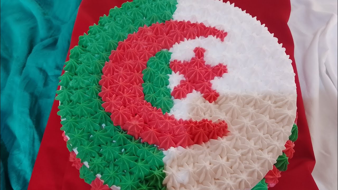 تارت علم الجزائر 🇩🇿 بمناسبة أول نوفمبر وتحية لكل جزائرية دمها حامي على بلادها