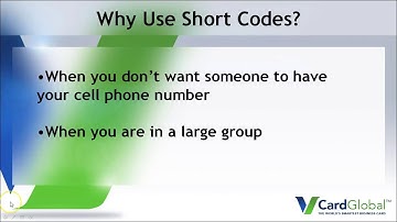 Introducing vCard Short Codes Available in the United States