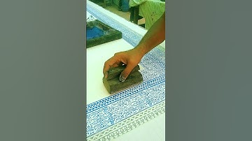 Block Printing Magic in 20 Seconds!